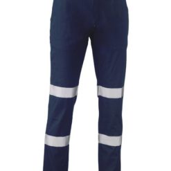 Bisley BP6808T Reflective 'Biomotion' Double Taped NIGHT WORK Cotton Drill Pants